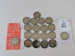 19 Mnzen 2 Euro Erasmus inc Malta ( in der Coin Card )  aber und eine BRD  Prgebuchstabe unserer Wahl und CC NL