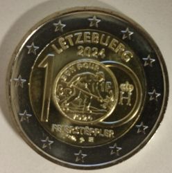2 Euro Gedenkmnze Luxemburg 2024 100- Jahrestag Mnzen Luxemburger Frankens
