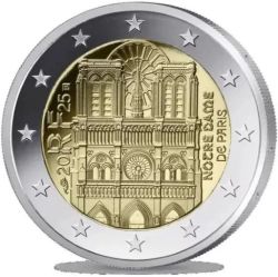 2 Euro Gedenkmnze Frankreich 2025 Notre Dame
