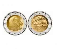 Beide 2 Euro Gedenmnzen Andorra 2025