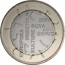 3 Euro Slowenien GM 2025 Kulturhauptstdte Nova Gorica