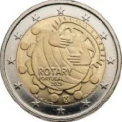 2 Euro Gedenkm�nze Portugal 2026 Rotary