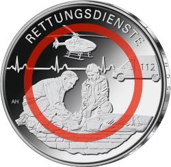 10 Euro BRD Gedenkm�nze 2026 Rettungsdienste UNC