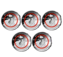 5 x 10� BRD Gedenkm�nzen 2026 Rettungsdienste A D F G J