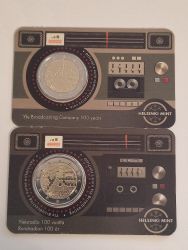 2 x 2 Euro Offizielle Coin cards aus Finnland 2� Radio 2026 beide Varianten