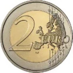 2 Euro Gedenkm�nze Belgien 2026 in der CC 50 Jahre Nationales Geographisches Institut, 200 Jahre K�nigliche Belgische Sternwarte