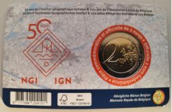 2 x 2 � Gedenkm�nzen Belgien 2026 50 Jahre Nationales Geographisches Institut, 200 Jahre K�nigliche Belgische Sternwarte, weitere Bilder