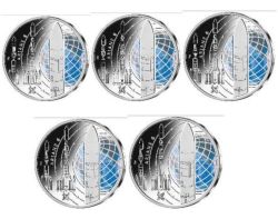 5 x 5 Euro Ariane 6 2026 A D F G J  UNC