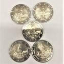 5 x 2 Euro Gedenkmnze BRD 2022 Thringen A D F G J