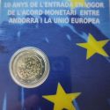 2 Euro Gedenkmnze Andorra 2022 Whrungsabkommen mit der EU