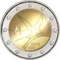 2 Euro Gedenkmünze Estland 2023 Natinalvogel Rauchschwalbe