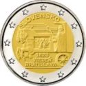 2 Euro Gedenkmünze Slowakei 2023 Pferde express Post