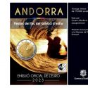 2 Euro Gedenkmünze Andorra 2023 Falles