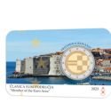 2 Euro Gedenkmünze Kroatien 2023  Einführung des Euro in der Coin Card