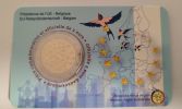 2 Euro Gedenkmünze Belgien 2024 EU Ratspräsidentschaft in der Coin Card