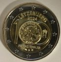 2 Euro Gedenkmünze Luxemburg 2024 100- Jahrestag Münzen Luxemburger Frankens