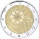 2 Euro  Gedenkmünze Estland 2024 Kornblume