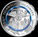 10 Euro Gedenkmnze THW 2025 Deutschland