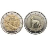 2 x 2 Euro Gedenkm�nzen Malta 2026 Valletta und Pharaonenhund Lose