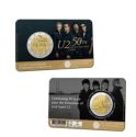 2 Euro Gedenkm�nze Irland 2026 U2 in der Coin Card
